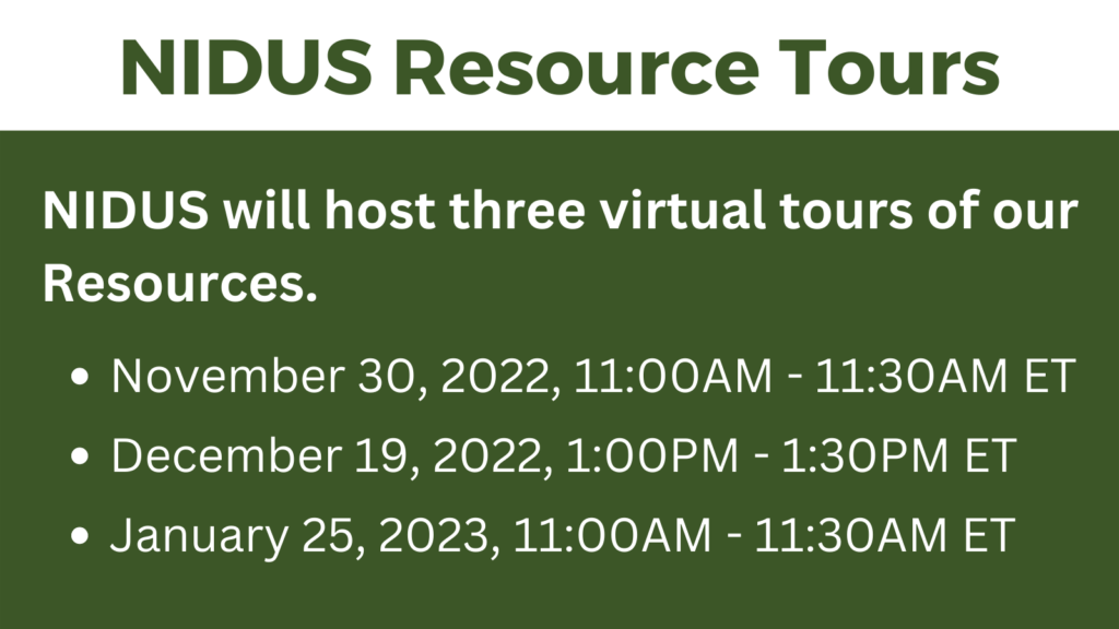 NIDUS Resources Tours