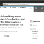 screenshot of JAMA article - Effect of Ward-based programs