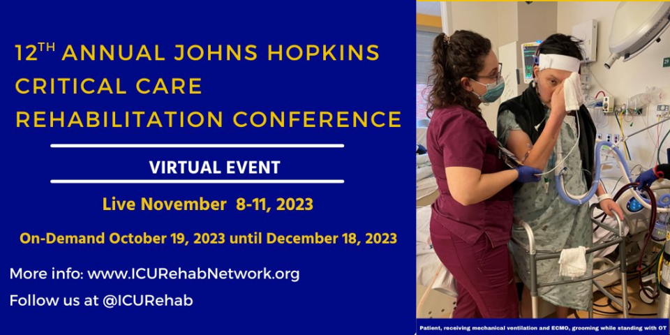 12th Johns Hopkins Icu Rehab Virtual Conference Nidus 6073