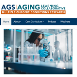 AGS/AGING LEARNING Collaborative website screenshot